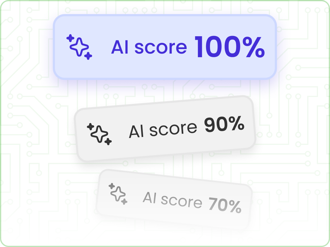 AI job scoring and filtering